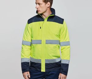 BLOUSON HAUTE VISIBILITÉ BI-COULEUR EPSYLON 395g/m².