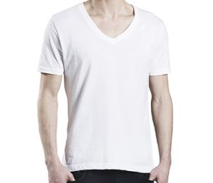 T-SHIRT HOMME BIO EP03V - col V - 155 g/m²