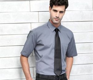 CHEMISE HOMME PR202 - POLYESTER - COTON - 105 GR/M²