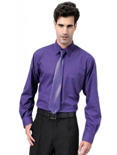 CHEMISE HOMME PR200 M/L - POLYESTER - COTON - 105 GR/M²