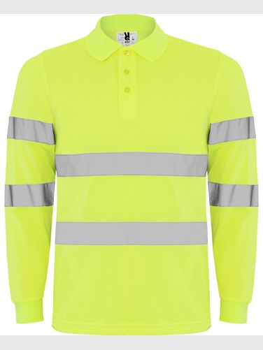 POLO TECHNIQUE MANCHES LONGUES HAUTE VISIBILITÉ POLARIS