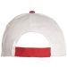 CASQUETTE COMBI - 5 PANNEAUX - POLYESTER - COTON 