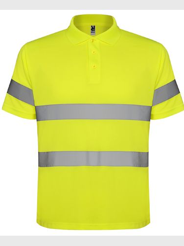 POLO TECHNIQUE HAUTE VISIBILITÉ POLARIS 100% POLYESTER 170 g/m².