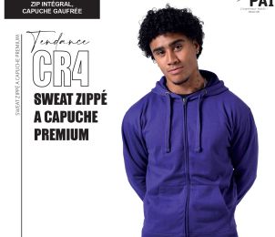 CR4 • Sweat zippé top qualité/prix • 280g