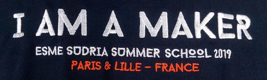 Polos brodés pour la Summer School d’ESME Sudria