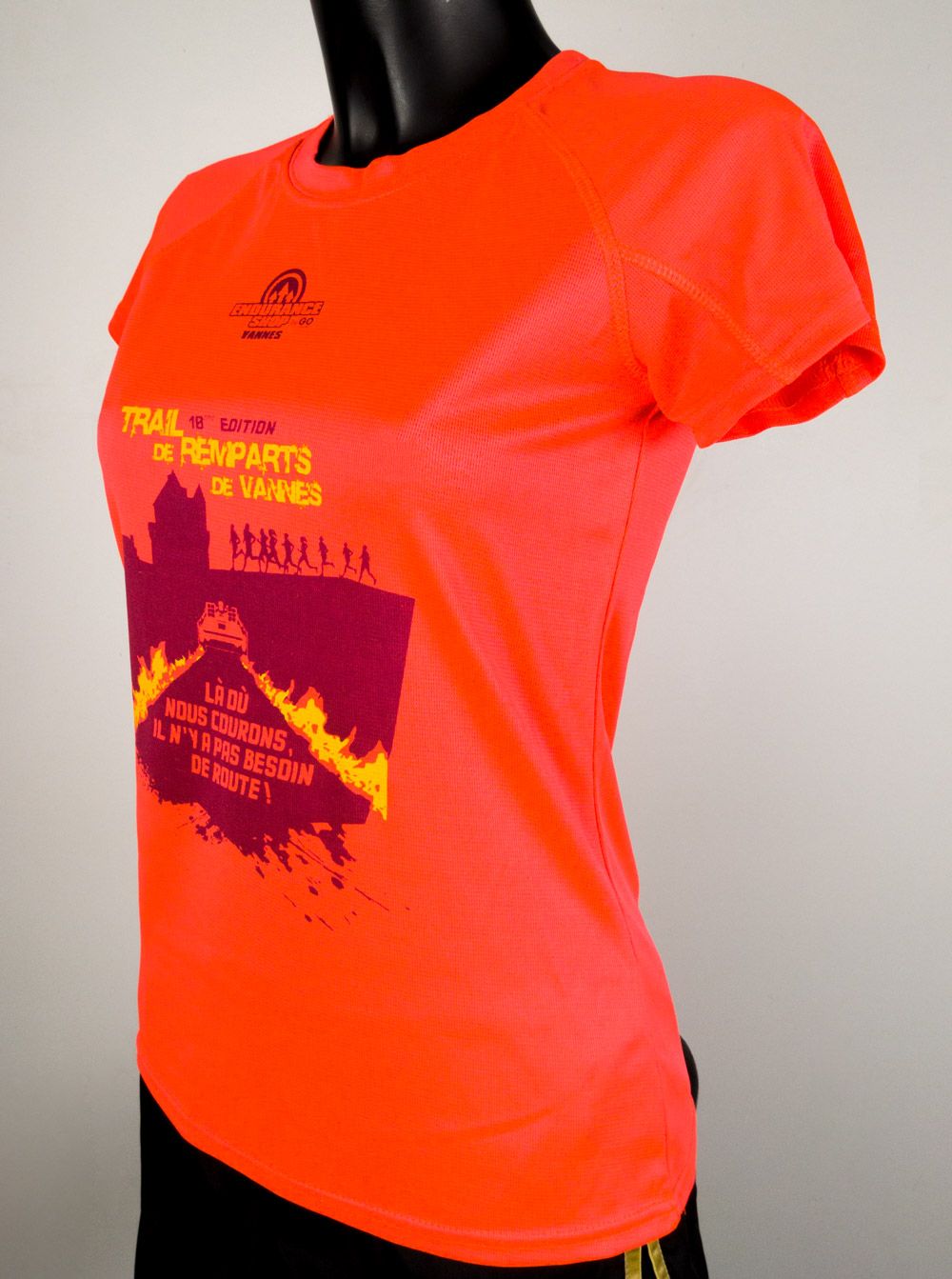 Tee-shirt technique personnalisé pour le Trail des remparts de Vannes