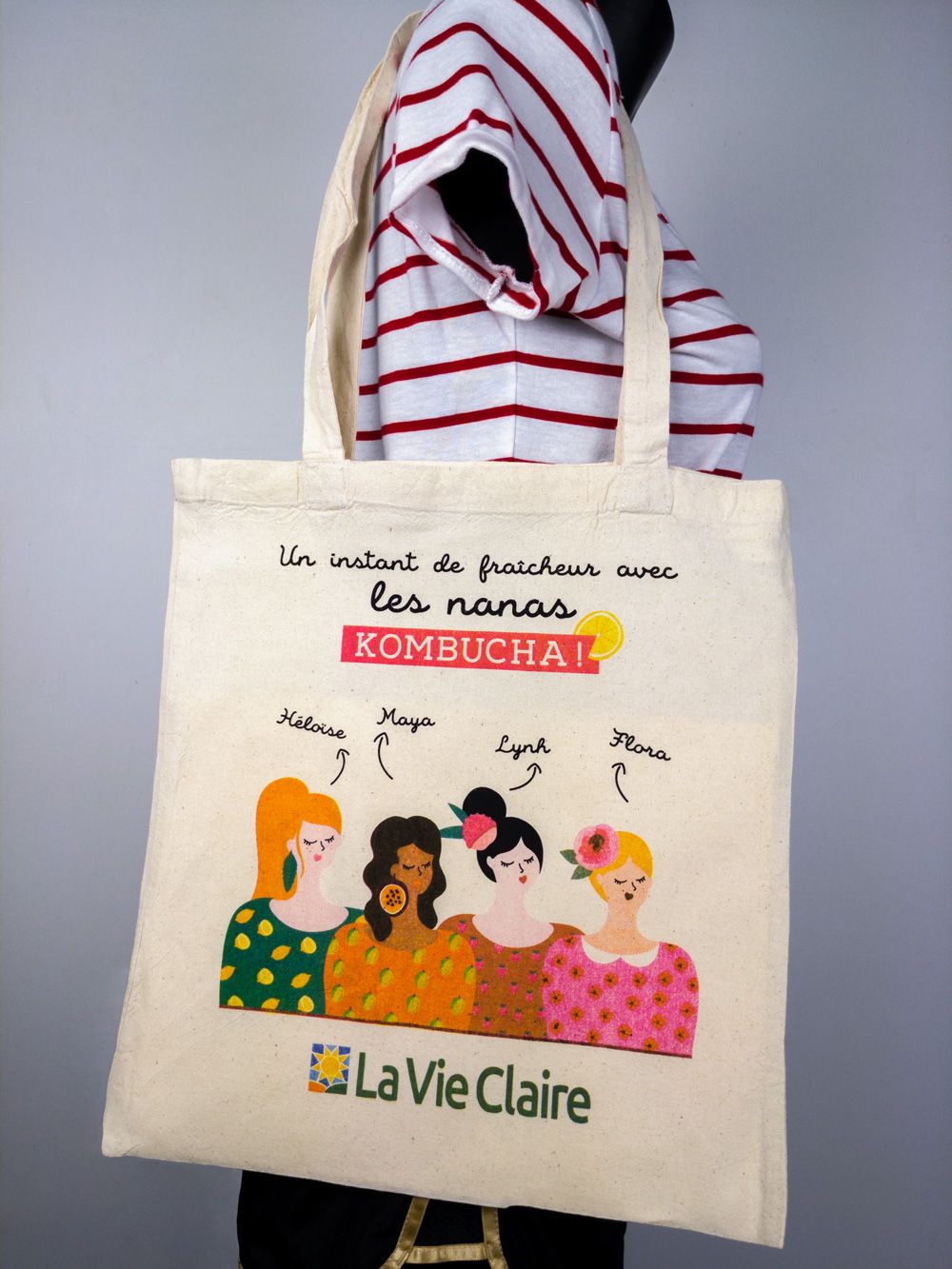 Tote bags bio GOTS pour La vie Claire