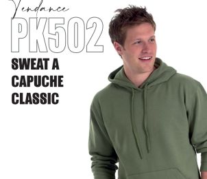 PK502 • Sweat à capuche • Classic • 300g • 22 couleurs