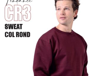 CR3 - Sweat col rond top qualité/prix - 280 g