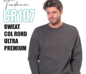 CR107 - Sweat col rond ultra premium 