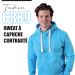 CR89 - Sweat à capuche contrasté ultra premium - 330g