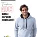 AD03 - Sweat à capuche contrasté - 280g