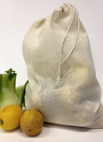 Sac fruits et legumes en coton 115 g/m² 40x32 cm