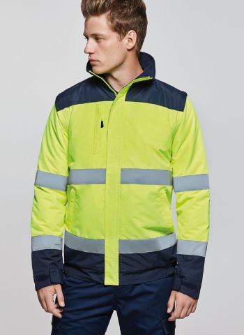 BLOUSON HAUTE VISIBILITÉ BI-COULEUR EPSYLON 395g/m².